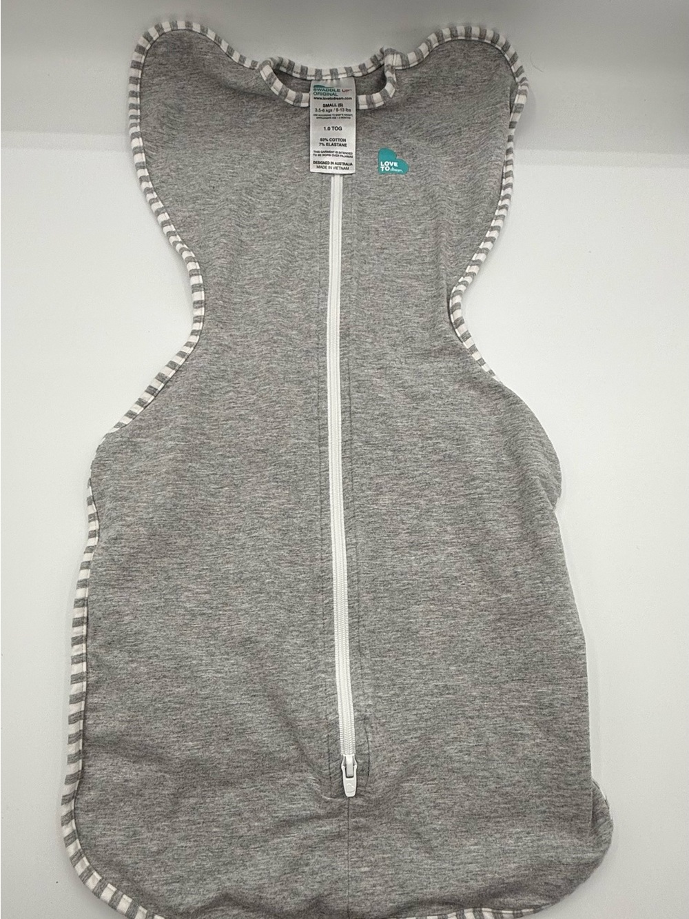 Love to Dream Swaddle Up Sleep Sack, 1.0 TOG, Small, Gray